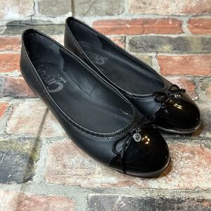 Size 8 Sam Edelman by Circus Black Felicia Ballet Flats